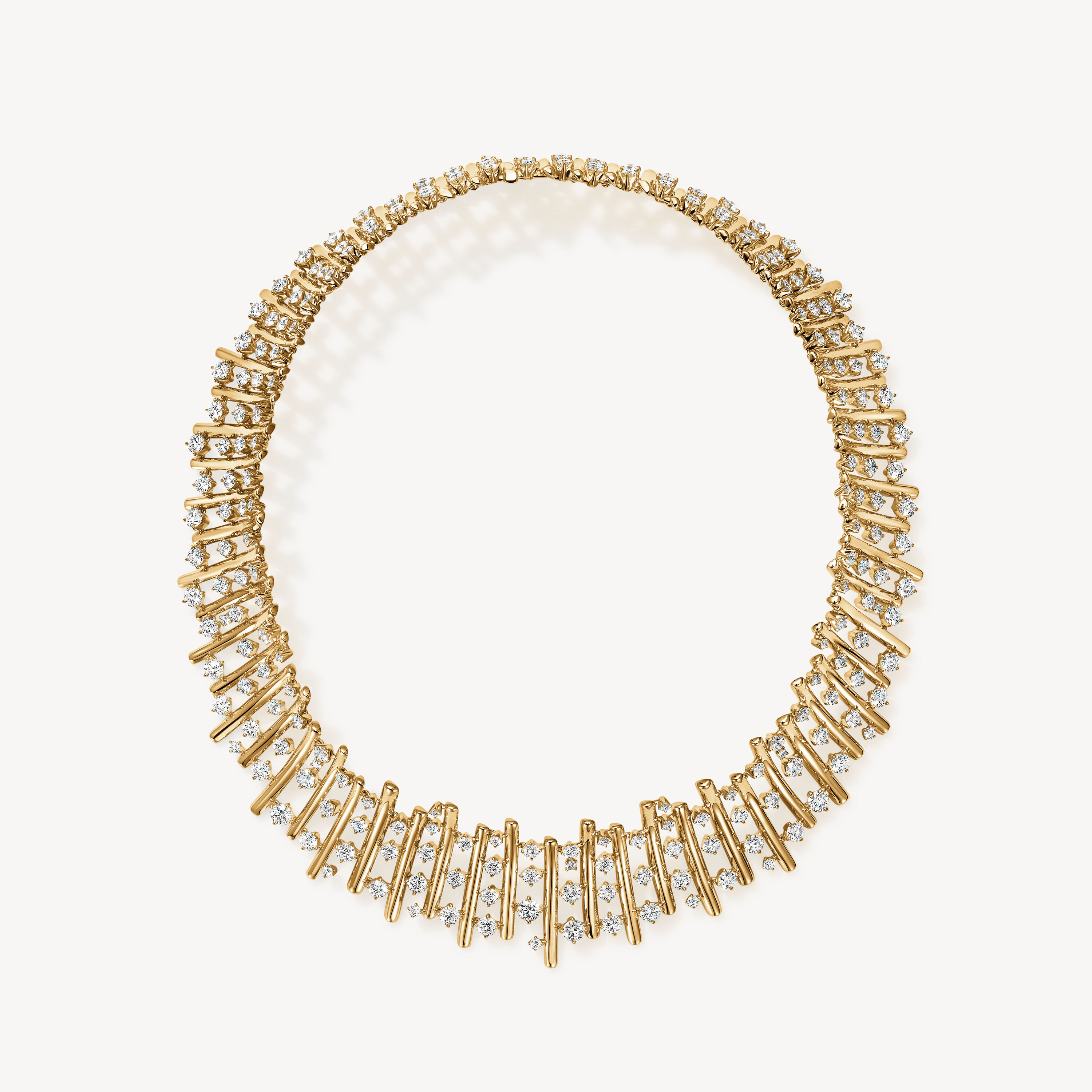 BARRE Multi-Row Choker, 18K Yellow Gold, large