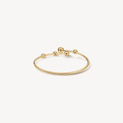 DREAM FLOATING FLEXI BANGLE, 18K Yellow Gold, large