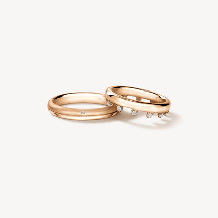 BARRE Eternity Wedding Band, 18K Rose Gold, large