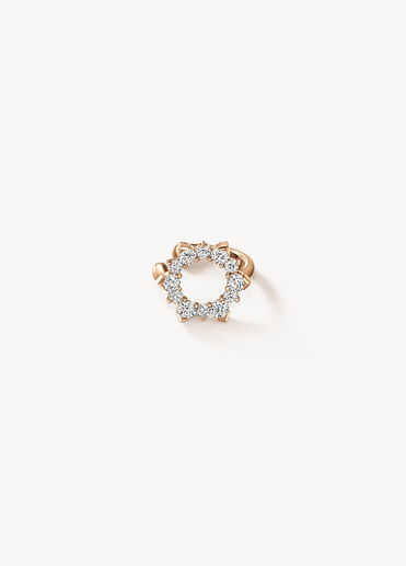 Aerial Open Sunburst 鑽石耳夾, 18K 玫瑰金 Aerial Open Sunburst 鑽石耳夾, 18K 玫瑰金, large