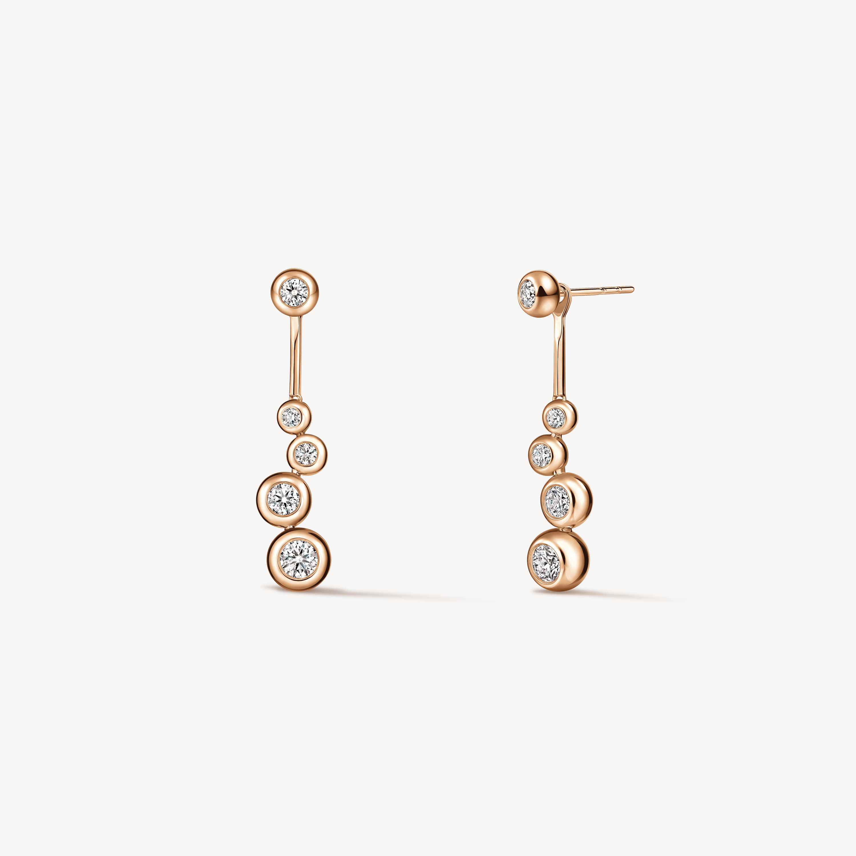 DREAM Drop Earrings - Large, 18K Rose Gold, large