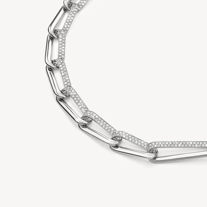 INSIDE/OUT Link 鑽石項鏈, 18K 白金 INSIDE/OUT Link 鑽石項鏈, 18K 白金, large