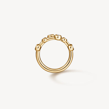 DREAM BYPASS RING, 18K Yellow Gold, large