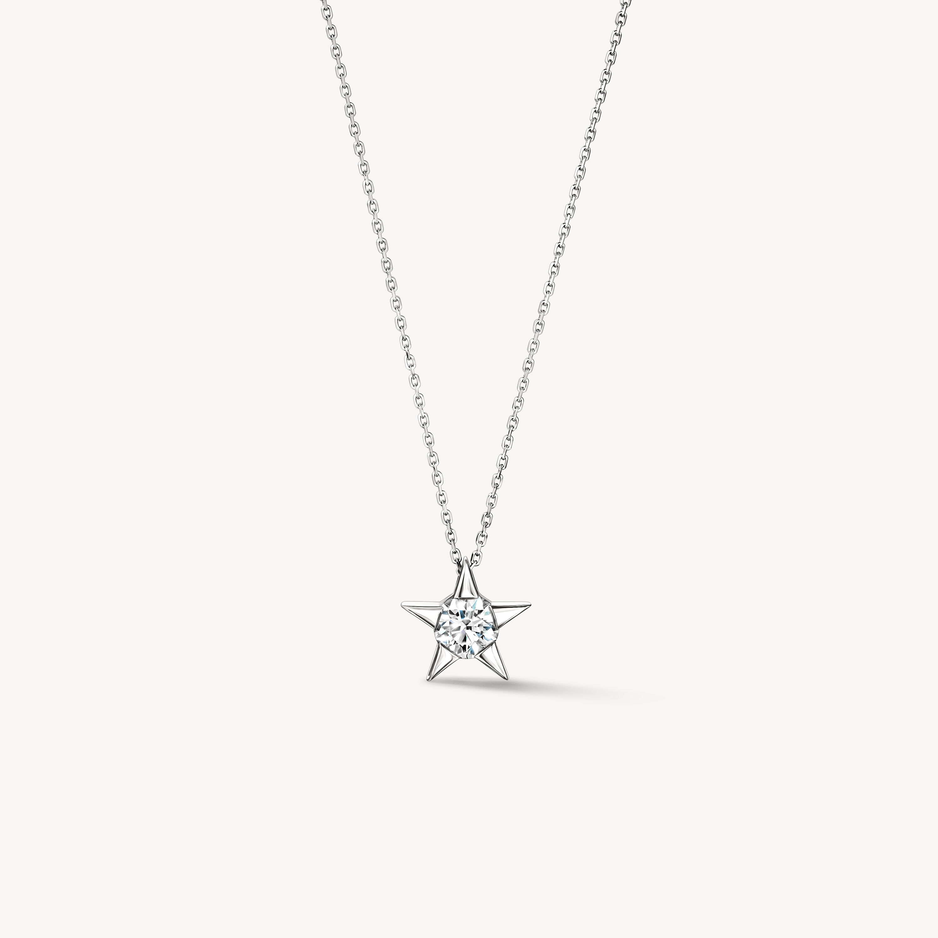 Illa Pendant Pendant Necklace, 18K White Gold, large