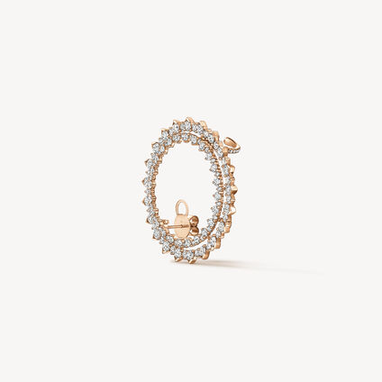 Aerial Open Sunburst Necklace , 18K Rose Gold, large