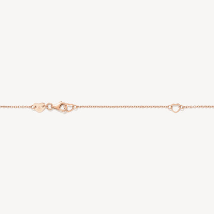 Triplicity Triangle 鑽石項鏈, 18K 玫瑰金, large