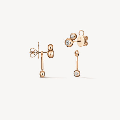 Dream Drop Earrings - Small, 18K Rose Gold, large
