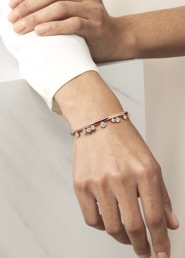 Barre Floating 密鑲鑽石手鐲, 18K 白金 Barre Floating 密鑲鑽石手鐲, 18K 白金, large