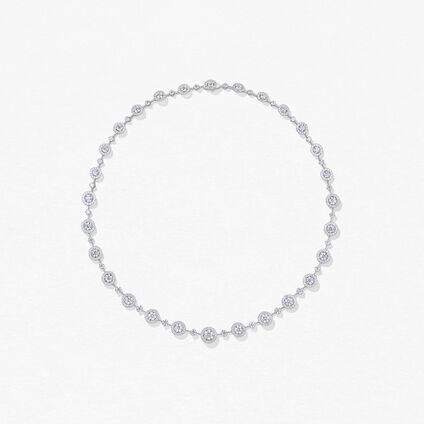 Joy Premium 項鏈, 18K 白金, large