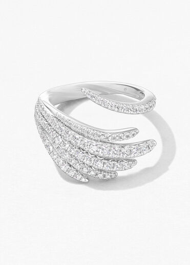 Vela Cocktail 鑽石戒指 , 18K 白金 Vela Cocktail 鑽石戒指 , 18K 白金, large