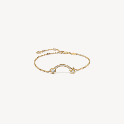 DREAM Comet Chain Bracelet, 18K Yellow Gold, large