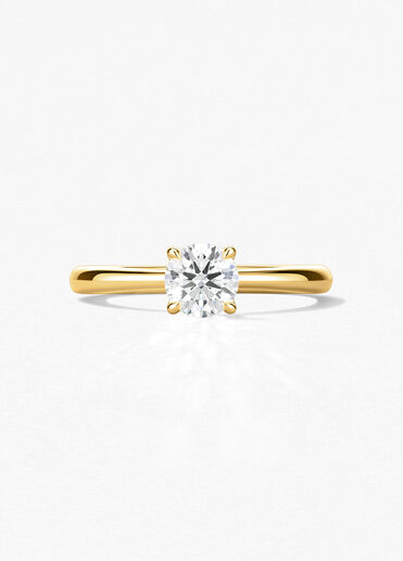 Vela Solitaire 鑽石戒指, 18K 黄金 Vela Solitaire 鑽石戒指, 18K 黄金, large