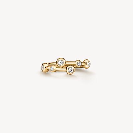 DREAM BYPASS RING, 18K Yellow Gold, large