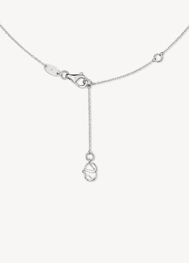 INSIDE/OUT Diamond Mini Link Pendant Necklace, 18K White Gold INSIDE/OUT Diamond Mini Link Pendant Necklace, 18K White Gold, large