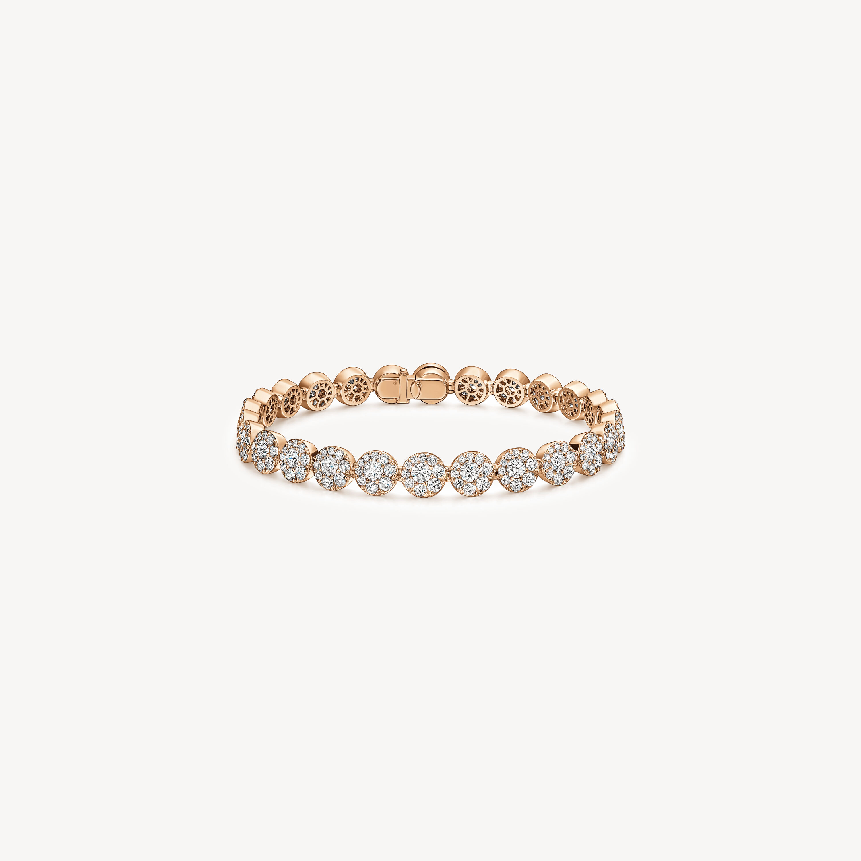Tessa Line Bracelet, 18K Rose Gold, large