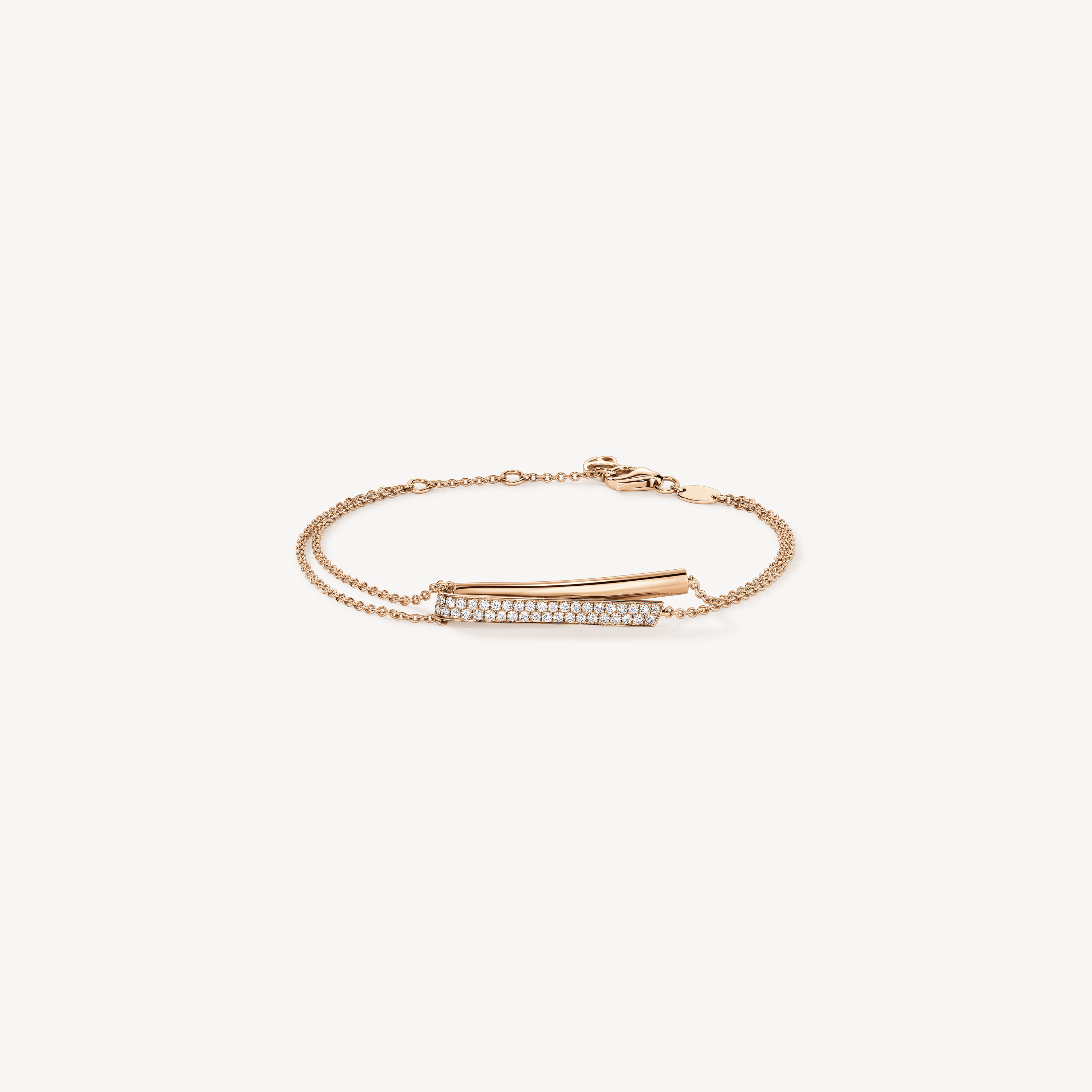 INSIDE/OUT Diamond Flip Bracelet, 18K Rose Gold, large