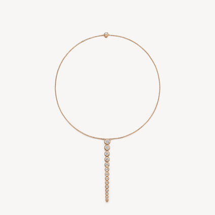 DREAM CIRCLE 鑽石項鏈 , 18K 玫瑰金, large