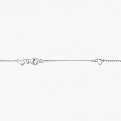 Vela Twisted鑽石項鏈​, 18K 白金, large