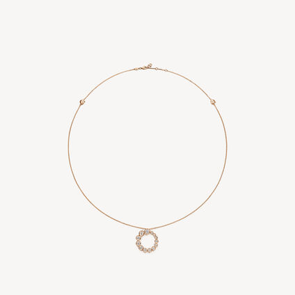 DREAM CIRCLE 鑽石項鏈 , 18K 玫瑰金, large