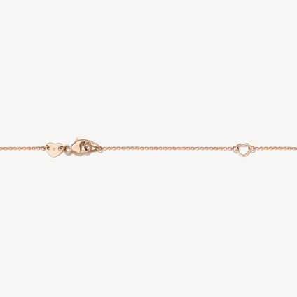 Aerial Petite Drop 鑽石項鏈, 18K 玫瑰金, large