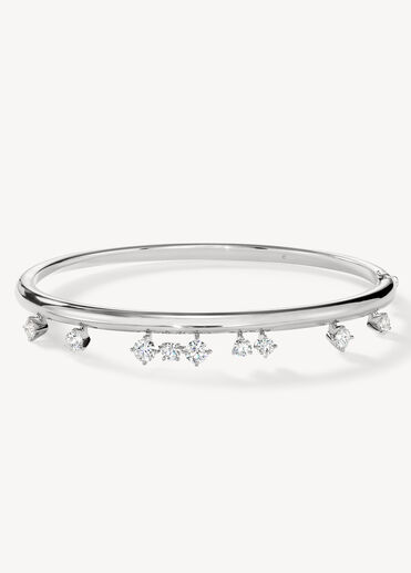 Barre Floating 鑽石手鐲, 18K 白金 Barre Floating 鑽石手鐲, 18K 白金, large