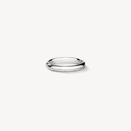 LOVE Satin Finish 結婚對戒, 鉑金, large
