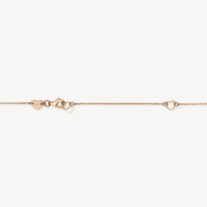 Timeless 鑽石項鏈, 18K 玫瑰金, large