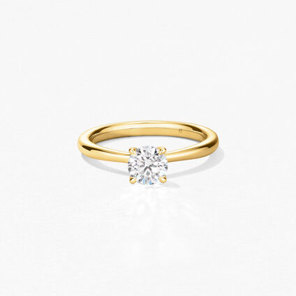 Vela Solitaire Ring, 18K Yellow Gold Vela Solitaire Ring, 18K Yellow Gold, large