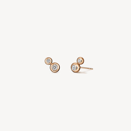 Dream Drop Earrings - Small, 18K Rose Gold, large