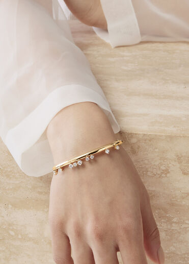 Barre Floating 鑽石手鐲, 18K 白金 Barre Floating 鑽石手鐲, 18K 白金, large