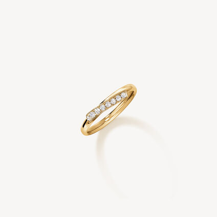 INSIDE/OUT Diamond Ring, 18K Yellow Gold, large