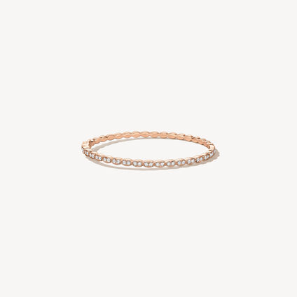 Lorelei Floral Diamond Bangle, 18K Rose Gold, large