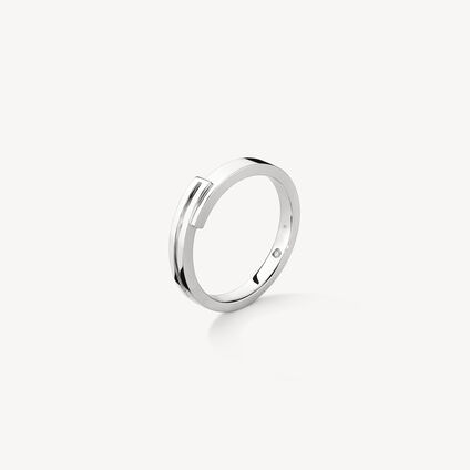 Natural 結婚對戒, 18K 玫瑰金, large