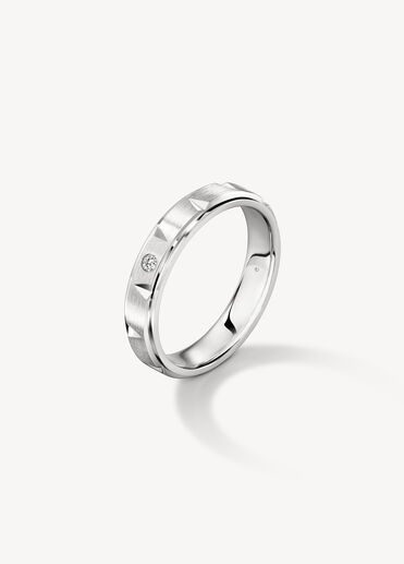 LOVE Chevron 結婚對戒 , 鉑金 LOVE Chevron 結婚對戒 , 鉑金, large