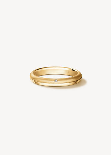 LOVE Satin Finish 結婚對戒, 18K 黄金 LOVE Satin Finish 結婚對戒, 18K 黄金, large