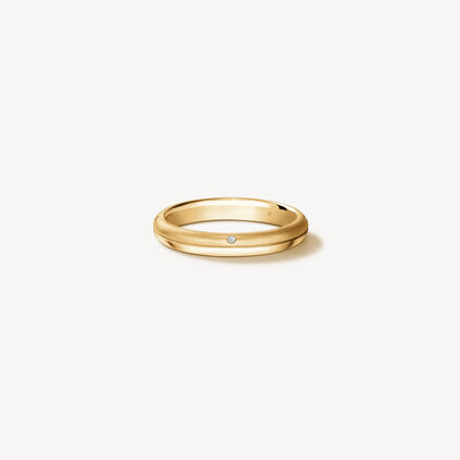 LOVE Satin Finish Band, 18K Yellow Gold LOVE Satin Finish Band, 18K Yellow Gold, large