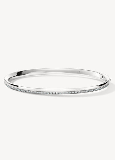 Barre 密鑲鑽石手鐲, 18K 白金 Barre 密鑲鑽石手鐲, 18K 白金, large