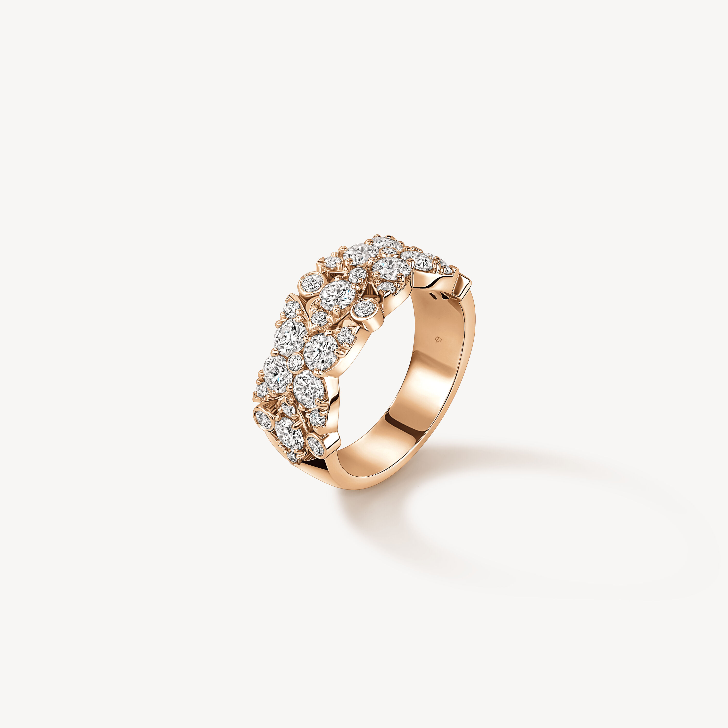 HOF Regal 鑽石戒指, 18K 玫瑰金, large