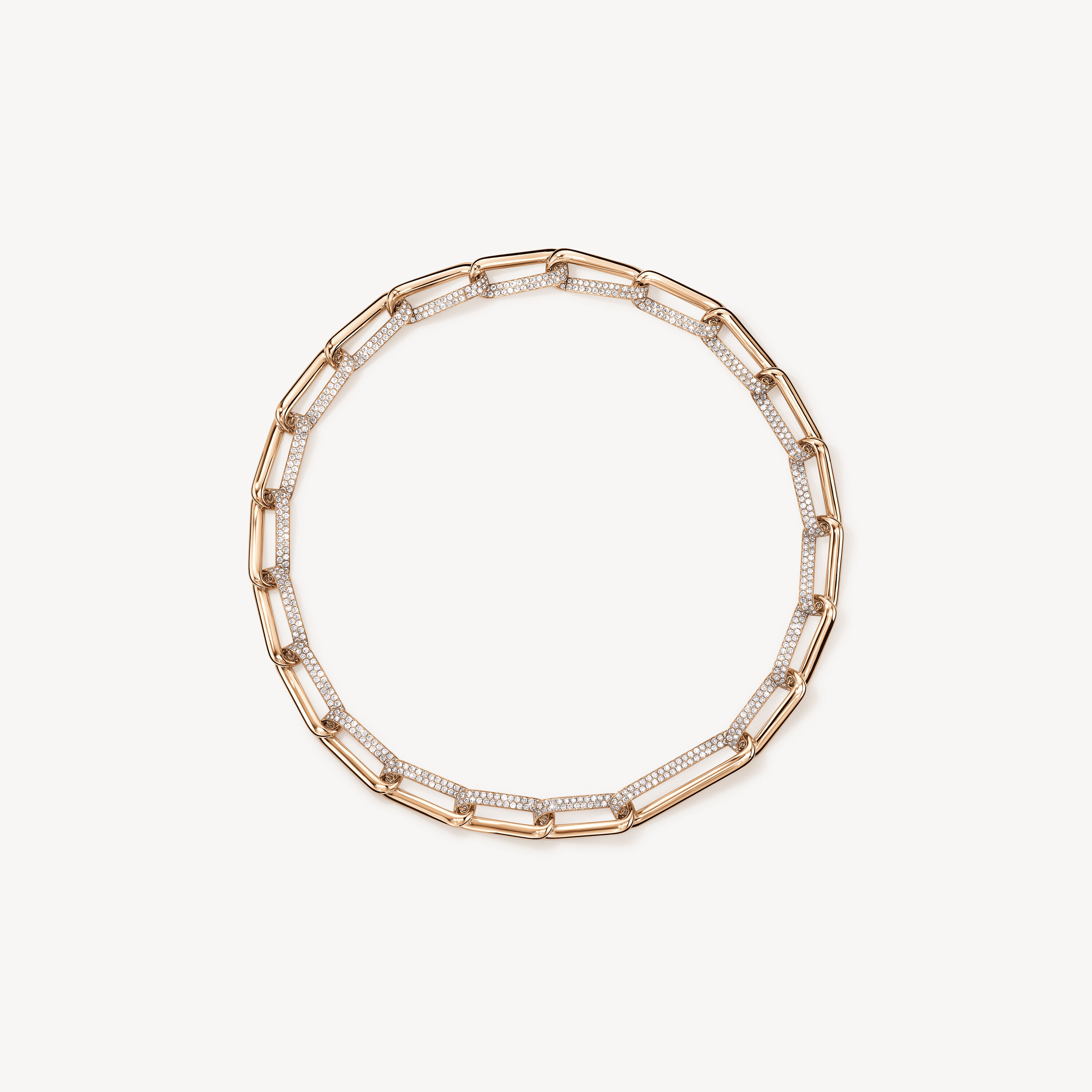 INSIDE/OUT Link 鑽石項鏈, 18K 玫瑰金, large