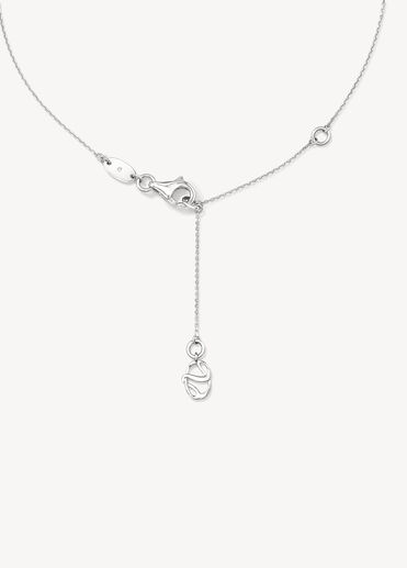 Charmed Half Moon 鑽石項鏈, 18K 白金 Charmed Half Moon 鑽石項鏈, 18K 白金, large