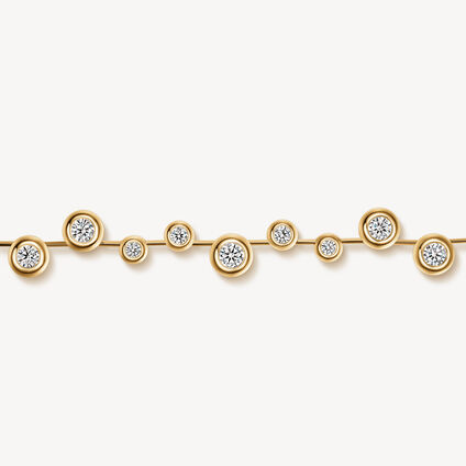 DREAM FLOATING BRACELET, 18K Yellow Gold, large
