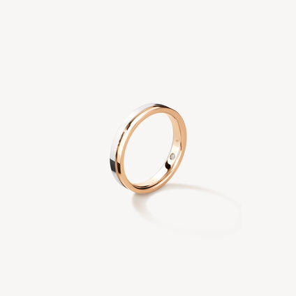 Moment 結婚對戒, 鉑金和18K 玫瑰金, large