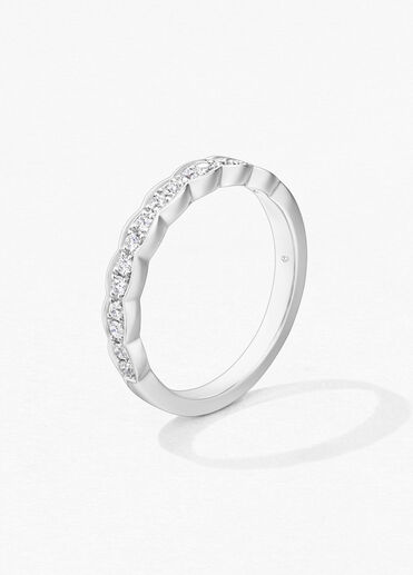 Lorelei Floral 鑽石戒指, 18K 白金 Lorelei Floral 鑽石戒指, 18K 白金, large