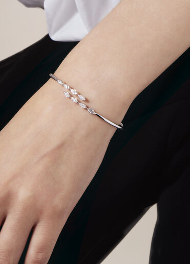Aerial Marquise Flexi 鑽石手鐲, 18K 白金 Aerial Marquise Flexi 鑽石手鐲, 18K 白金, large