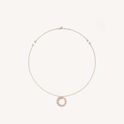 DREAM CIRCLE 鑽石項鏈 , 18K 玫瑰金, large