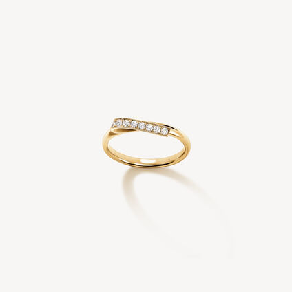 INSIDE/OUT Diamond Ring, 18K Yellow Gold, large