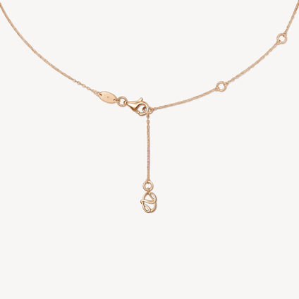 DREAM Solo Pendant Necklace, 18K Rose Gold, large