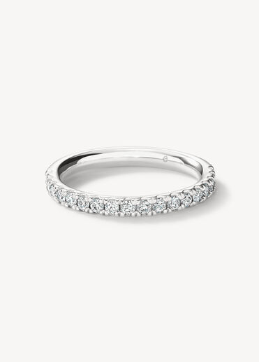 鑽石戒指, 18K 白金 鑽石戒指, 18K 白金, large