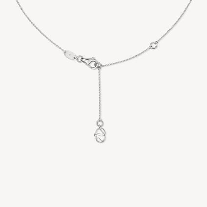 INSIDE/OUT Rondel Diamond Pendant Necklace, 18K White Gold, large