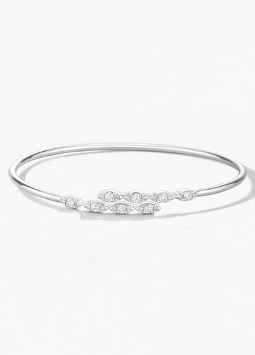 Aerial Marquise Flexi 鑽石手鐲, 18K 白金 Aerial Marquise Flexi 鑽石手鐲, 18K 白金, large
